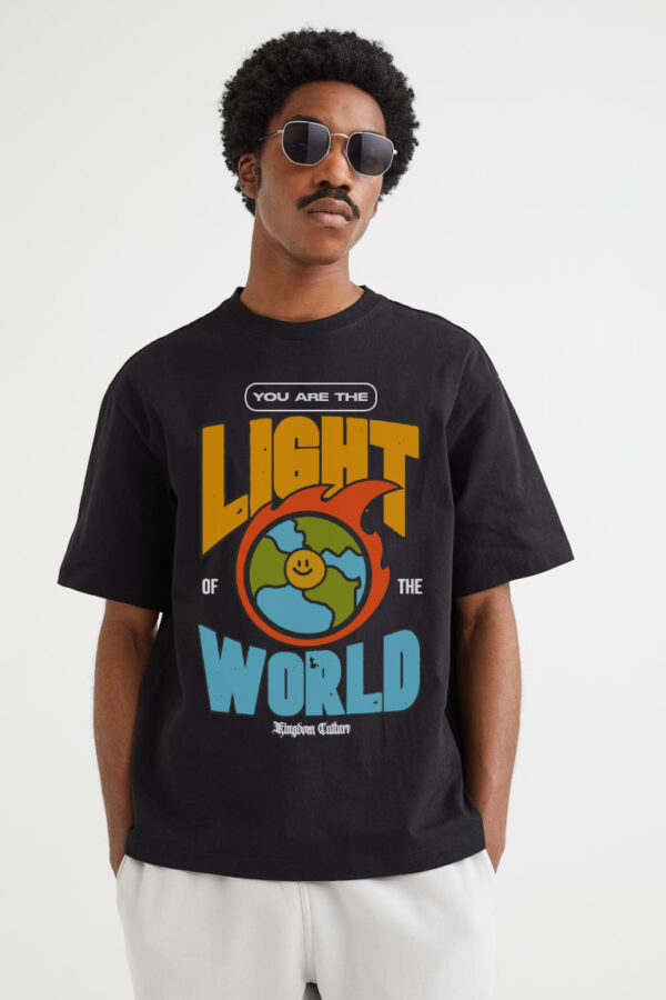 Displacer 1f white Light Of The World T-shirt