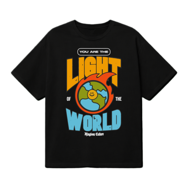 Light of the world black front Light Of The World T-shirt