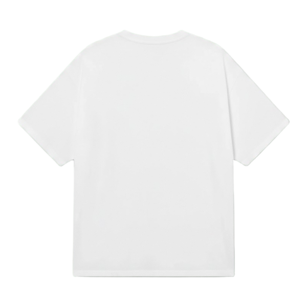 Stable T back white Essential Plain T-shirt